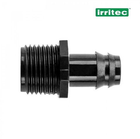 Адаптер 16х1/2 НР для капельной линии IRRITEC Адаптер 16х1/2 НР для капельной линии IRRITEC