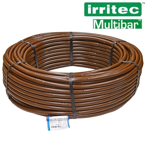 Капельная линия Multibar 2,3 l/h, 30 cm, 16mm, компен. Бухта 100м. IRRITEC (коричневый) Капельная линия Multibar 2,3 l/h, 30 cm, 16mm, компен. Бухта 100м. IRRITEC (коричневый)