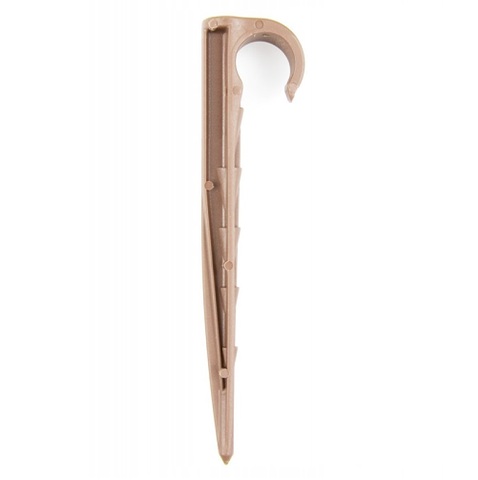 Rain Bird C12 колышек стойка-держатель штырь 16 см для трубки капельной 16 мм (коричневый) Rain Bird C12 колышек стойка-держатель штырь 16 см для трубки капельной 16 мм (коричневый)