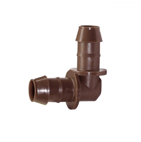 Rain Bird XFF-Elbow угольник для капельных линий 17 мм, коричневый Rain Bird XFF-Elbow угольник для капельных линий 17 мм, коричневый